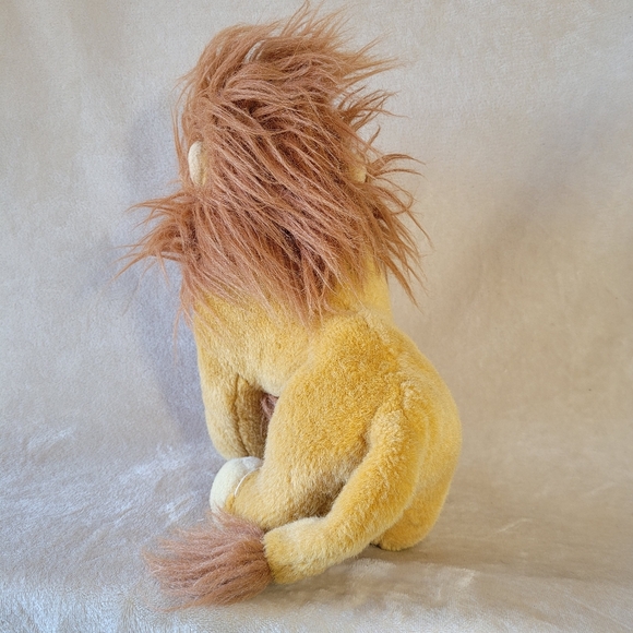 1993 Lion King 14" Mufasa Adult Simba Plush Stuffed Animal Toy Mattel Disney - Picture 5 of 9